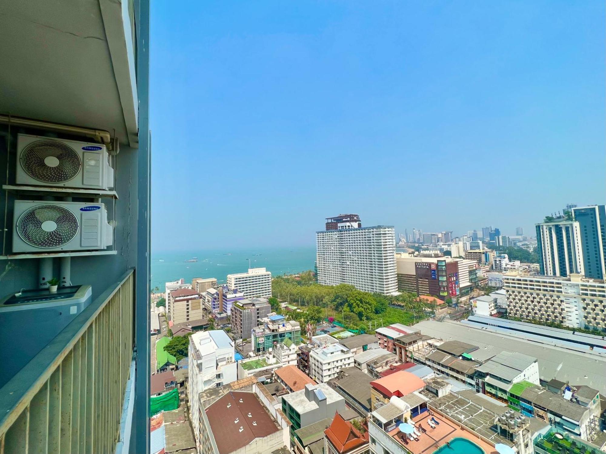 Sea View Pattaya Beach @The Base Central 芭達亞 外观 照片